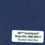 Самоклеящаяся пленка 3M под  шлифованный металл Scotchprint Wrap Film BR217 для автомобиля, синяя сталь