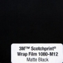 Самоклеящаяся матовая пленка 3M Scotchprint M12 для автомобиля, черный