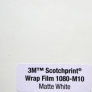 Самоклеящаяся матовая пленка 3M Scotchprint M10 для автомобиля, белый