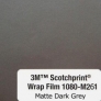 Самоклеящаяся матовая пленка 3M Scotchprint M261 для автомобиля, темно-серый