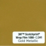 Самоклеящаяся пленка 3M под  металлик Scotchprint Wrap Film G241 для автомобиля, золотой